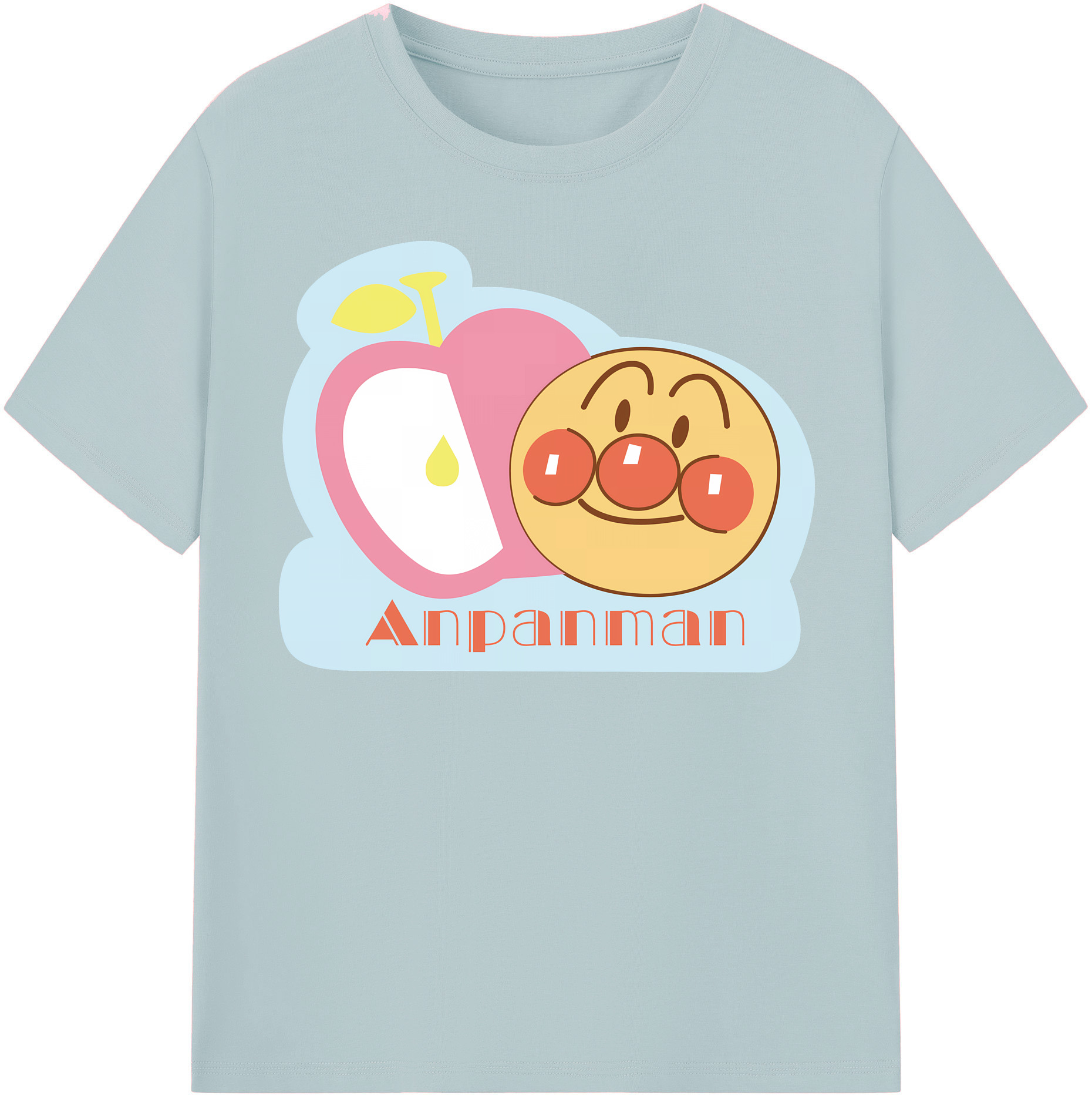 （画像用） アンパンマン Anpanman 綿100％半袖Tシャツ（フロントプリント）